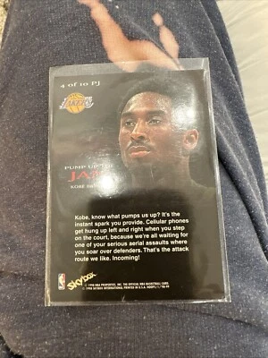 Kobe Bryant 1998 Skybox Card # 4 Of PJ. Excellent Condition Been Stored Since - Image 1 of 4