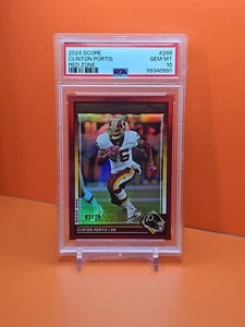 🔴🟡⚪️ 2024 PUNTUACIÓN CLINTON PORTIS #288 ZONA ROJA 2/20 PSA 10 💎 PIELES ROJAS ⚪️🟡🔴 - Imagen 1 de 4