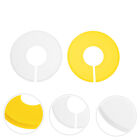 12 Pcs White Plastic Clothes Size Separation Baby Clothing Hanger Dividers