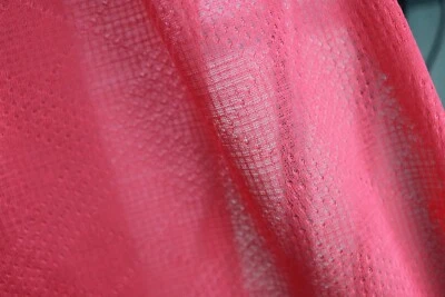 Vintage Fabric Material Sheer Woven Diamond Geometric 4 yards x58" w Retro Solid - Image 1 of 4