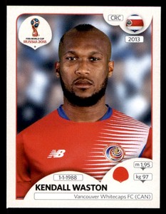 Panini World Cup 2018 (Pink Back) Kendall Waston Costa Rica No. 387