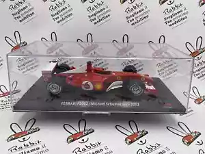 DIE CAST " FERRARI F2002 M. SCHUMACHER 2002 " + BOX AUTO DA CORSA 1/24 - Foto 1 di 2