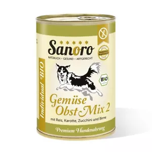 12 x 400 g BIO Gemüse-Obst-Mix 2 mit Bio-Reis, Bio-Karotten, Bio-Zucchini - Bild 1 von 4