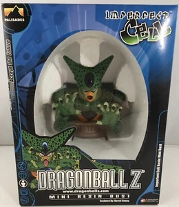 IMPERFECT CELL DRAGON BALL Z MINI RESINA BUSTO EMPALIZADAS 2001 #1252/3000 MIB - Imagen 1 de 5
