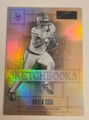 Dalvin Cook 2022 Playbook Sketchbooks #14 Insert Minnesota Vikings - Image 1 of 2