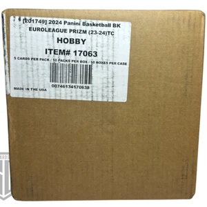 Panini Prizm Basketball Euroleague Hobby Box 2023/24-SEALED CASE-(10 Box) - Zdjęcie 1 z 1