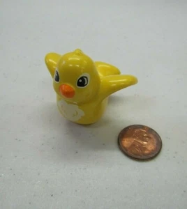 Lego Duplo Yellow Bird W/ White Chest Pet House Home Zoo Orange Beak Cute! - Picture 1 of 3