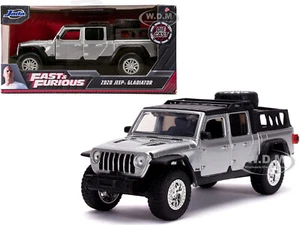 2020 JEEP GLADIATOR PICKUP TRUCK SILVER "FAST & FURIOUS" 1/32 DIECAST JADA 32031 - Picture 1 of 4