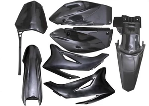 BLACK PLASTIC FENDER FAIRINGS KIT FOR YAMAHA TTR110 TTR110E TTR 110 SSR - Picture 1 of 8