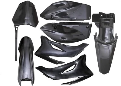 KIT DE CARENAGENS DE PARA-LAMA DE PLÁSTICO PRETO PARA YAMAHA TTR110 TTR110E TTR 110 SSR - Imagem 1 de 4