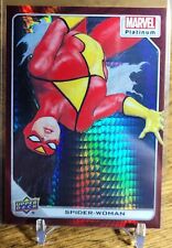 Spider-Woman / Jessica Drew - 2023 UD Marvel Platinum Red Prism /199 SP #42