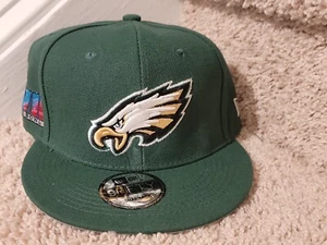 Philadelphia Eagles NFL New Era Snap Back Hat Brand New Super Bowl - Picture 1 of 4