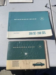 1970 Mercedes Benz 280SE & 280SEL Sedan Owner Owner's Manual User Guide Set - Picture 1 of 2
