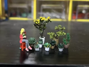 1/64 Diorama Plantas Verdes Flores Modelo Ciudad Calle Escena Exhibición Accesorios - Imagen 1 de 24