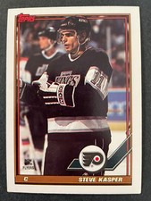 Steve KASPER 1991-92 Topps Hockey #302 Philadelphia Flyers