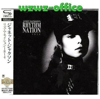 Janet Jackson SEALED BRAND NEW CD(SHM-CD) "Rhythm Nation 1814" Japan OBI E - Image 1 of 3