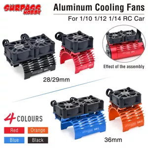 SURPASS RC Motor Cooling Fan Heatsink for RC Car 1/8 1/10 380 390 540 550 Motor - Picture 1 of 26