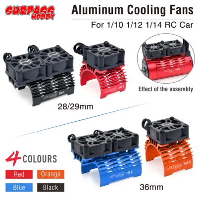 SURPASS RC Motor Cooling Fan Heatsink for RC Car 1/8 1/10 380 390 540 550 Motor - Image 1 of 4