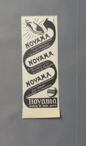 PUB PUBLICITE ANCIENNE ADVERT CLIPPING 140917/ CIRAGE PATE POUR CHAUSSURE NOYAMA - Imagen 1 de 1
