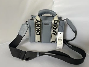 NEW DKNY Cassie BLUE Mini Crossbody Tote Retail- $148 - Picture 1 of 10