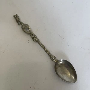 Antique Demitasse Figural Spoon Metal Angel? - Picture 1 of 3