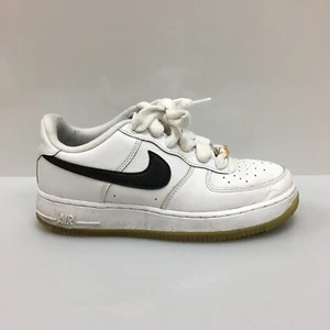 Nike Air Force 1 '07 Low Bronx Shoes 6Y Kids White Leather Sneakers DX2309-100 - Picture 1 of 10