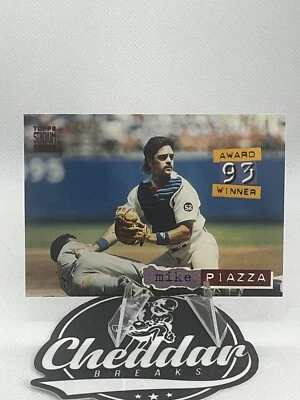 1994 Topps Stadium Club Baseball # 140 1993 Rookie of the Year Mike Piazza - Image 1 of 2