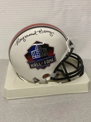 RAYMOND BERRY Signed Auto HOF Mini Helmet Baltimore Colts NFL - Image 1 of 2