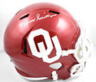 Barry Switzer Autographed Oklahoma Sooners F/S Speed Helmet - Beckett W Hologram