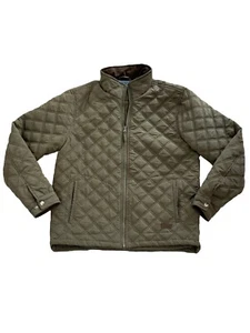 Cherokee Puffer Jacket Unisex Size L Full Zip Coat Comfort Thermal Green - Picture 1 of 6