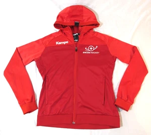Chaqueta con Capucha Kempa Swiss Hockey Suiza Mujer Equipo Pequeño ROJO - Imagen 1 de 11