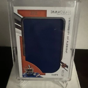 2021 Kyle Pitts Panini Immaculate Caps 02/18 Jumbo Patch RC - Bild 1 von 8