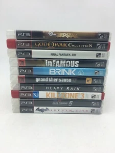 Sony Playstation 3 Lot (God of War, Heavy Rain, GTA, Final Fantasy, Brink, ...) - Picture 1 of 11