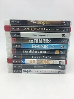Sony Playstation 3 Lot  (God of War, Heavy Rain, GTA, Final Fantasy, Brink, ...) - Image 1 of 4