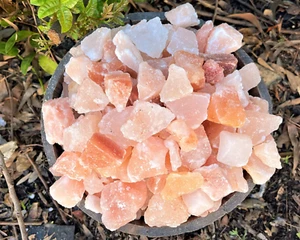 Natural Himalayan Salt Chunks Massager (Chunky Crystals, Pink Sea Salt, Rocks) - Picture 1 of 7