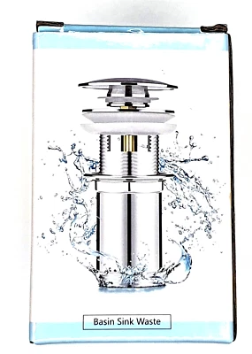 Pop-up Ablaufventil PUSCH UP - Schaftventil-Klicker  1 1/4 - mit / ohne Überlauf - Bild 1 von 4