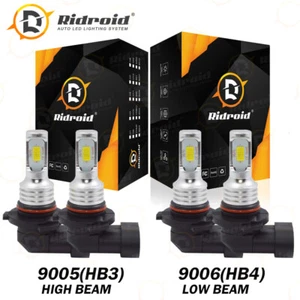 Kit combinado de faros LED ridroid 9005+9006 COB 160W bombilla haz alto bajo - Imagen 1 de 12