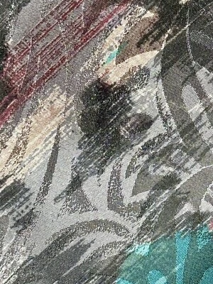 "Corbata vintage de Wembley para hombre púrpura aguamarina negra gris borgoña retro 4"" X 58""" Foto 1 de 4