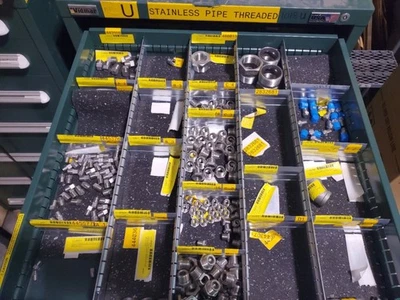 Stainless Steel, 316L Pipe Fittings, Large Lot - Great Deal! - Image 1 of 4