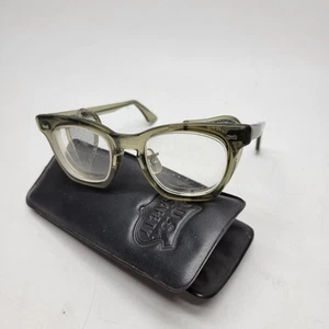 Vintage US Schutzbrille optisch mit Etui Seitenschild - Bild 1 von 7