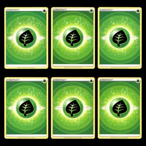 6x Gras Energie Lot 152,0 Schwert Schild Krone Zenith Pokemon Karten Sammlung Set - Bild 1 von 2