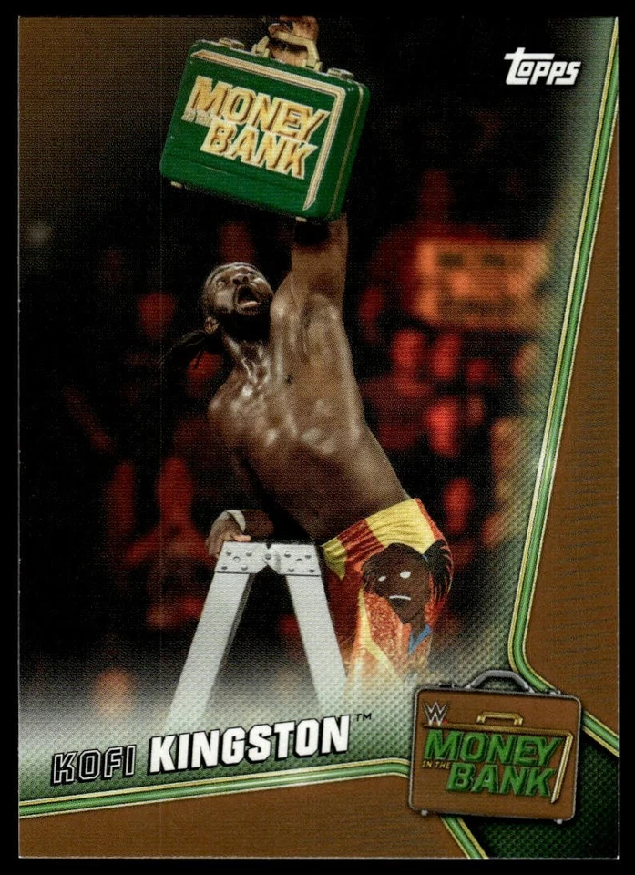 2019 Topps WWE Money in the Bank Kofi Kingston #47 Bronze - Image 1 of 2