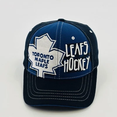 Toronto Maple Leafs Hat Cap NHL Zephyr Size Small Blue Hockey Original 6 - Image 1 of 4