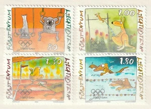 Liechtenstein 2000 Sc# 1185-1188 Mint MNH Sydney Olympic Game Koala Emu Schnabeltier - Bild 1 von 1