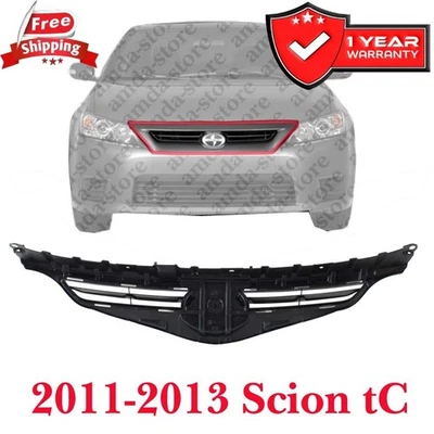 Textured Black Plastic Grille For 2011-2013 Scion tC Front 5311121180 SC1200107 Foto 1 de 4