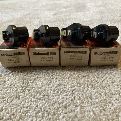 VINTAGE NEW OLD STOCK MOTORCRAFT FORD MERCURY DISTRIBUTOR ROTOR DRG-218 USA - Image 1 of 3