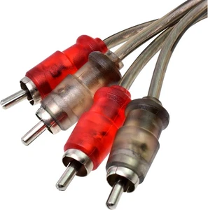 Conext Link Audio RCA Interconnect Cable Patch 1.5FT, 3 Pack, Transparent  - Picture 1 of 7