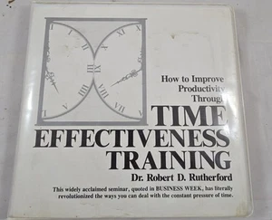 Vintage Cassette Tape Robert Rutherford TIME EFFECTIVENESS TRAINING  - Picture 1 of 4