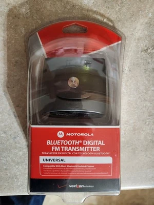 摩托罗拉 MBT505HF 蓝牙 数字调频发射器 全新 — 第 1/2 张图片