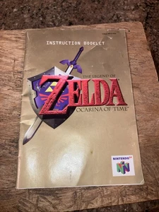 Legend of Zelda Ocarina of Time nur Bedienungsanleitung N64 Nintendo 64 - Bild 1 von 5